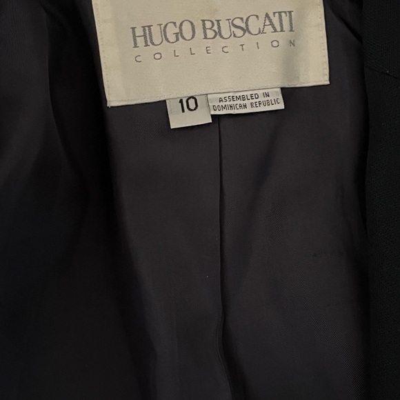 Nwot Hugo Buscati 💯 wool classic double breasted blazer jacket - Picture 4 of 5